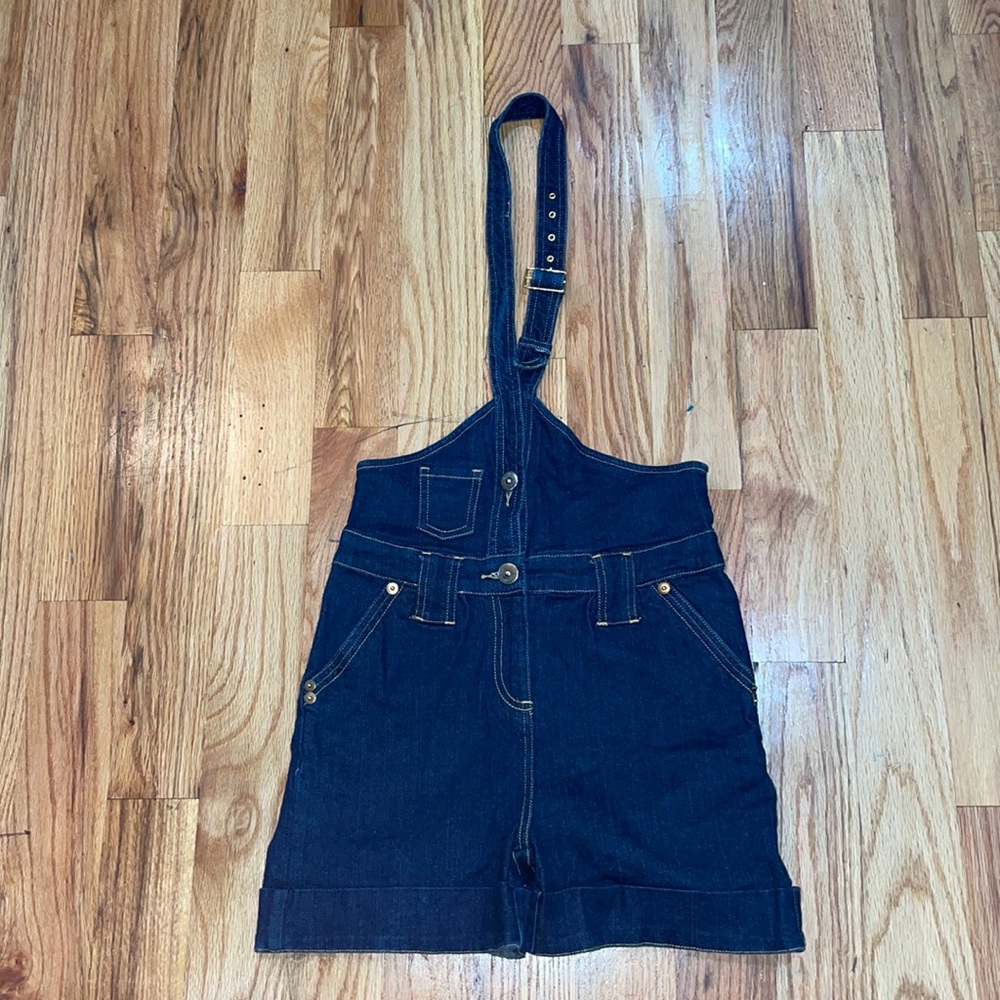 Vintage Y2K Sean John Womens Denim Halter  Romper Shorts  7